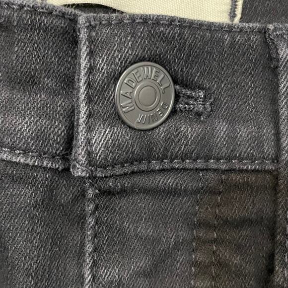 Madewell Jeans 10” High Rise Skinny Black Stretch NG702 Denim Women's 26 petite - Picture 7 of 13